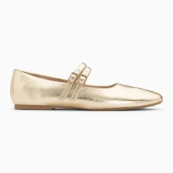 Ballerines Luce or à doubles brides