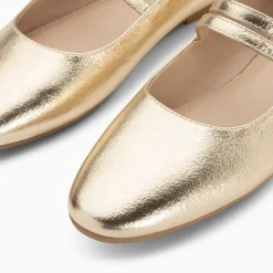 Ballerines Luce or à doubles brides