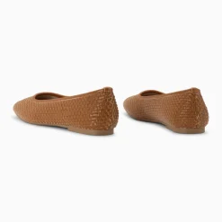 Ballerines Provence tressées camel