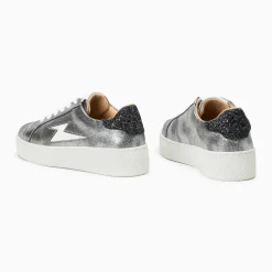 Baskets éclair Elodie anthracite à lacets