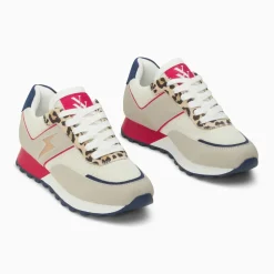 Baskets éclair Nicole multicolores à semelle running