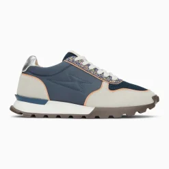 Baskets éclair Silvanna bleu et gris à semelle running
