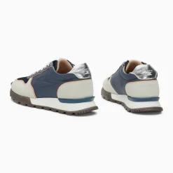 Baskets éclair Silvanna bleu et gris à semelle running