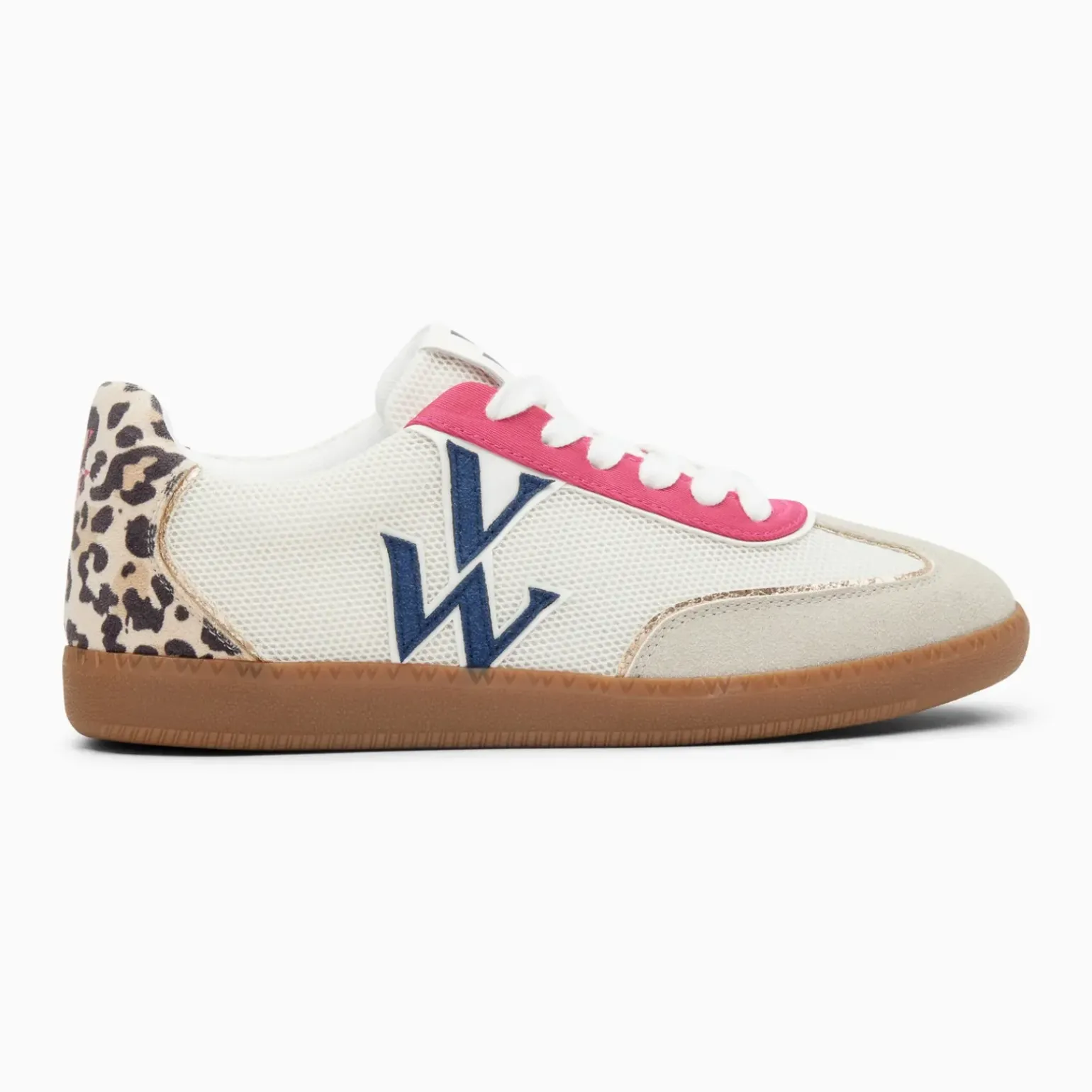 Baskets monogramme Charlize multicolores à semelle rétro
