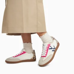 Baskets monogramme Charlize multicolores à semelle rétro