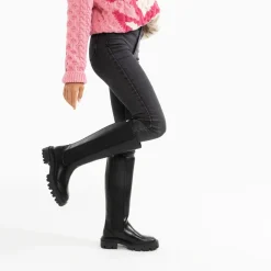 Bottes Becky noires à élastiques