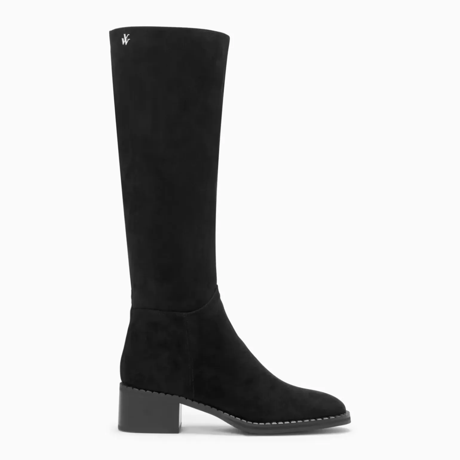 Bottes Irina noires en suédine