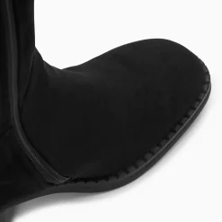 Bottes Irina noires en suédine