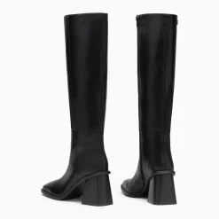 Bottes Rita noires à talon trapèze