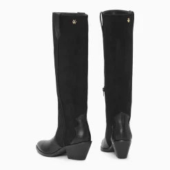 Bottes santiags Joe bi-matière noires