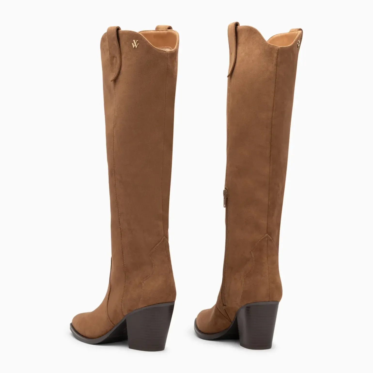 Bottes santiags Sharon camel à talon