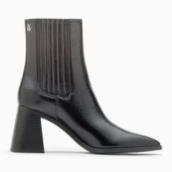 Bottines montantes Taylor noires à talon trapèze