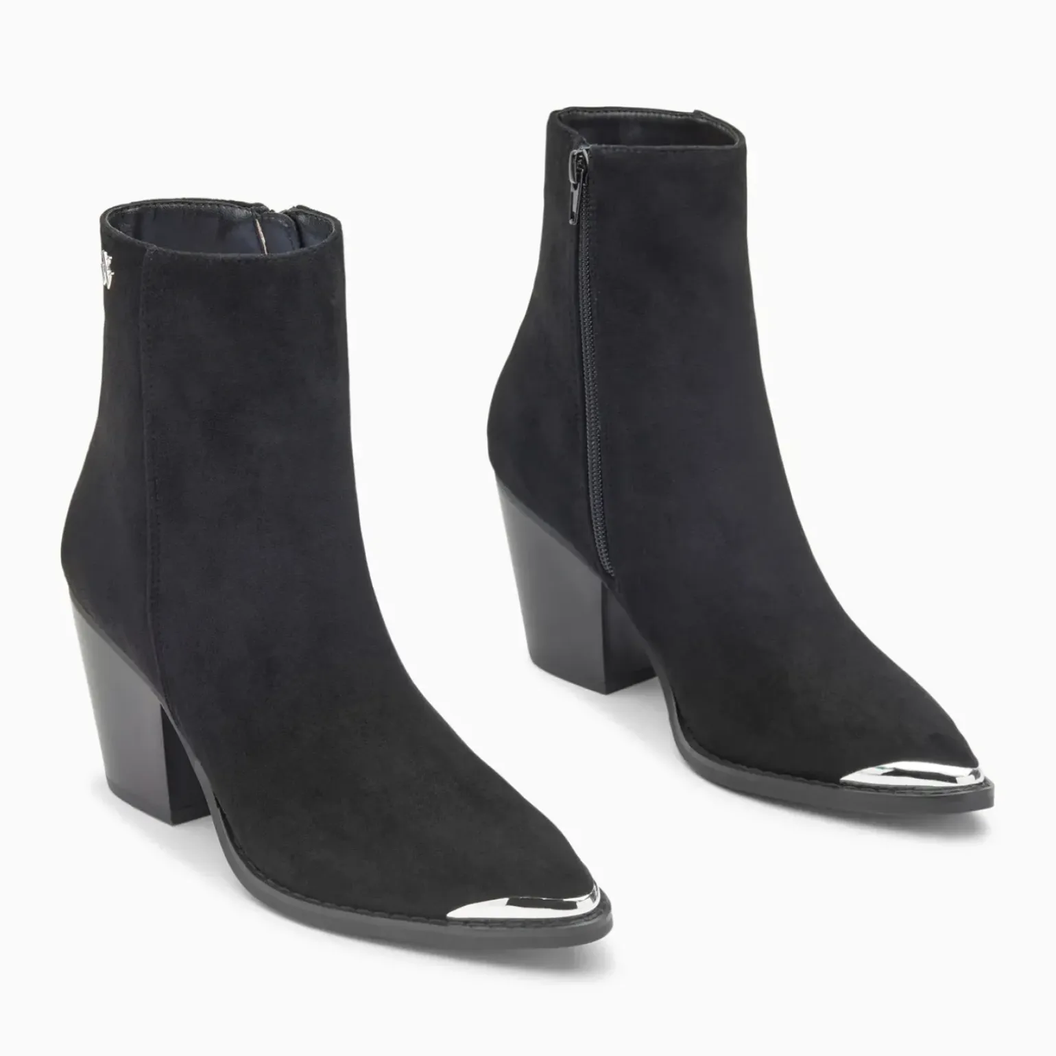 Bottines santiags Jenn noires à talon