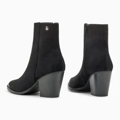 Bottines santiags Jenn noires à talon