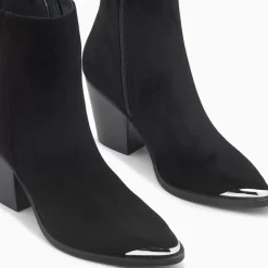 Bottines santiags Jenn noires à talon