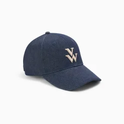 Casquette Clem denim à monogramme brodé