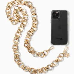 Chaîne de téléphone Gina beige marbré