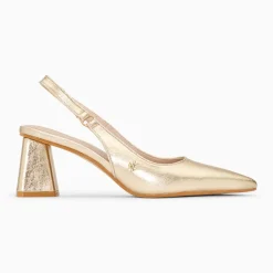 Escarpins slingback Lara or à bout pointu