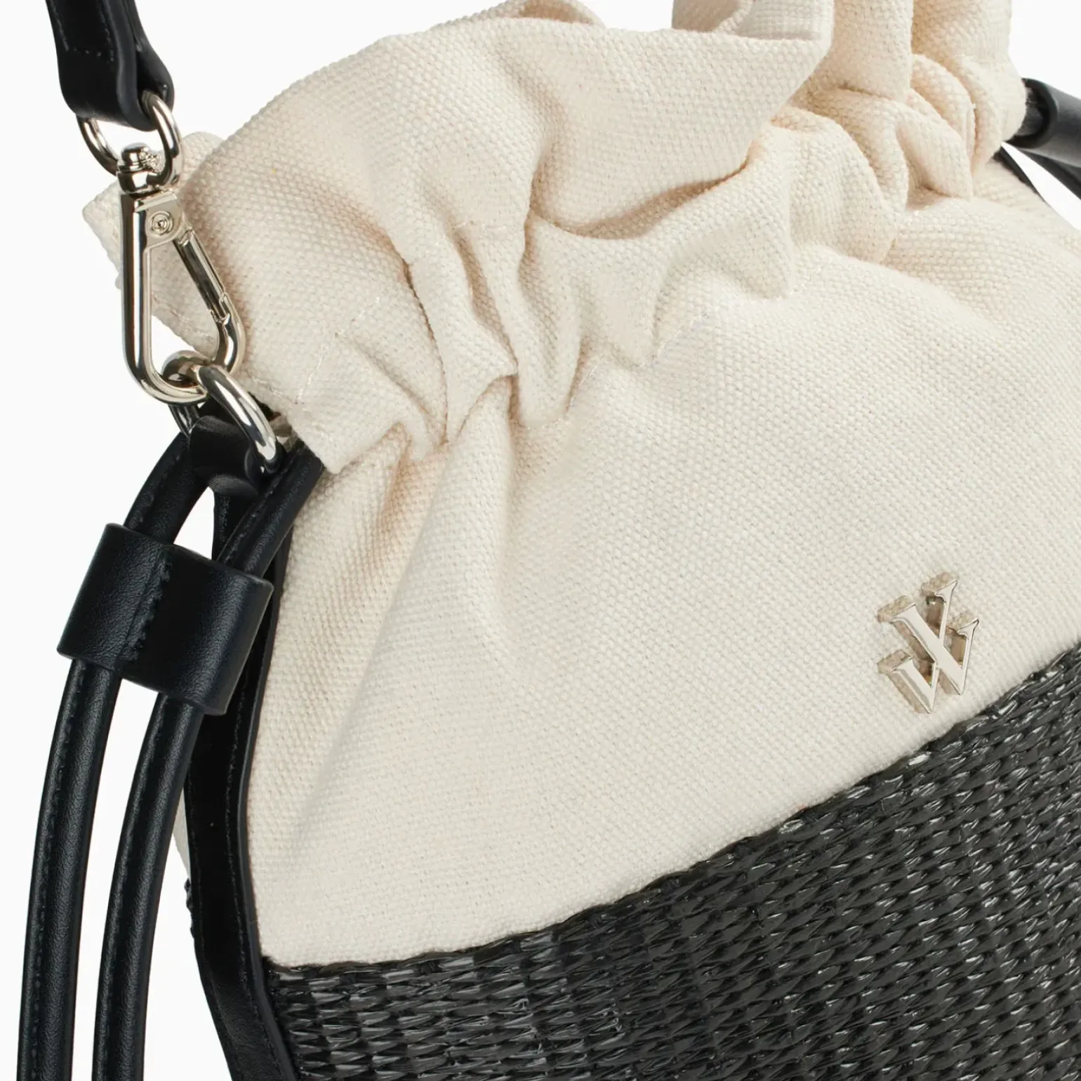 Mini panier bourse Lilly noir