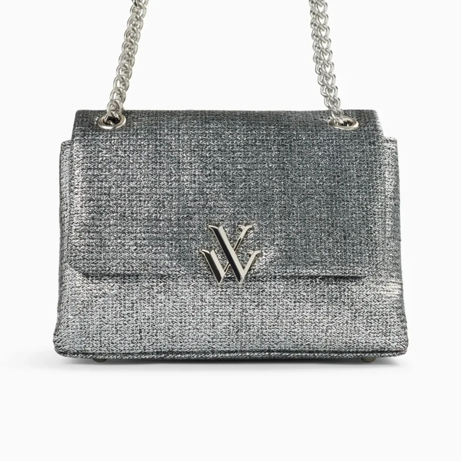 Sac à main Naomi argent à chaîne