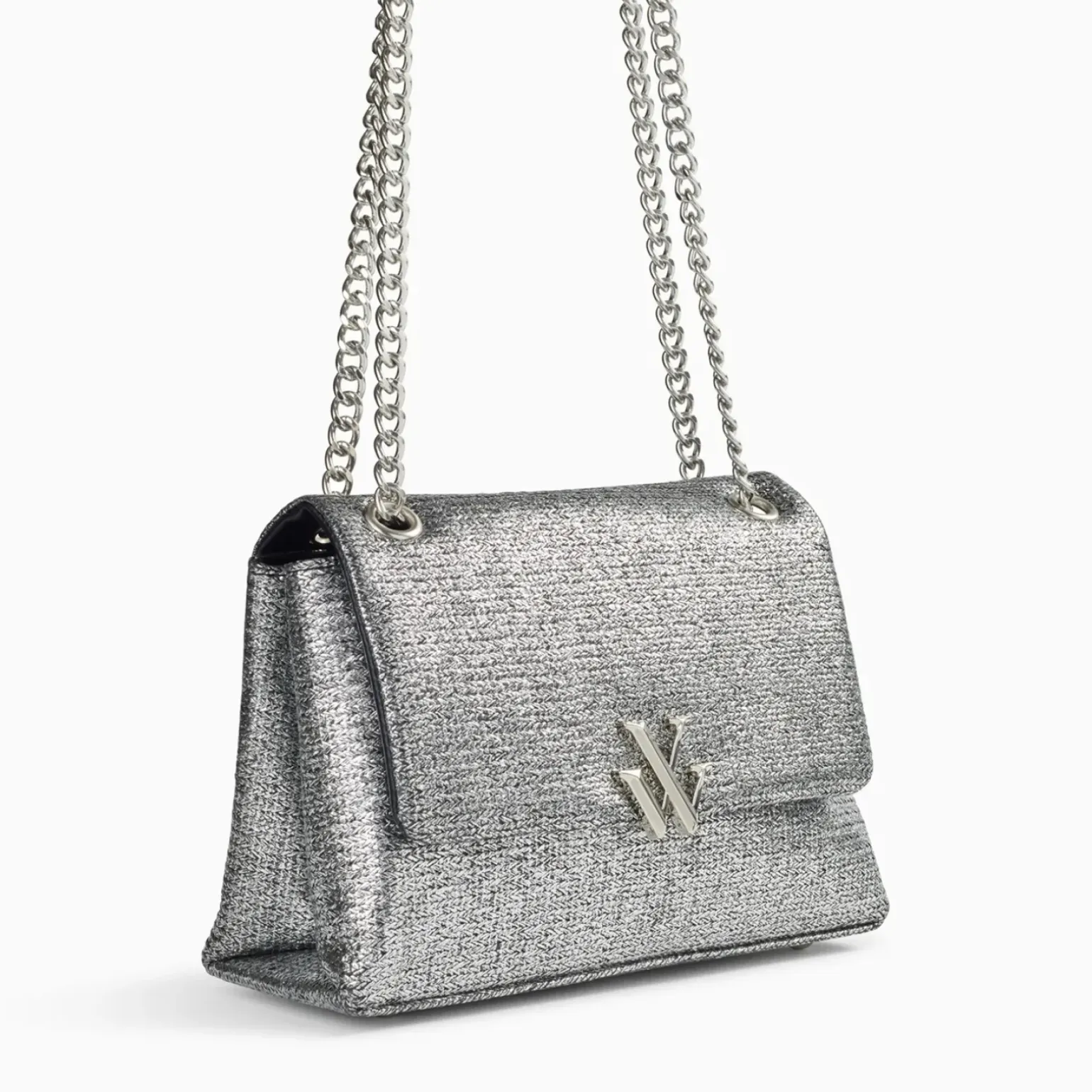 Sac à main Naomi argent à chaîne