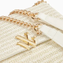 Sac à main Naomi ivoire à chaîne