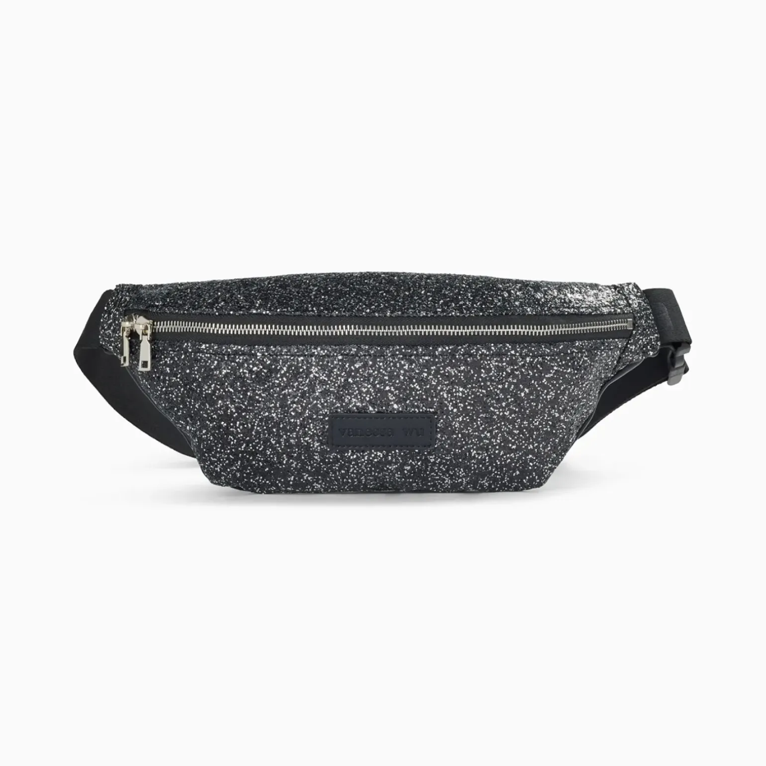 Sac banane Lydie noir à paillettes