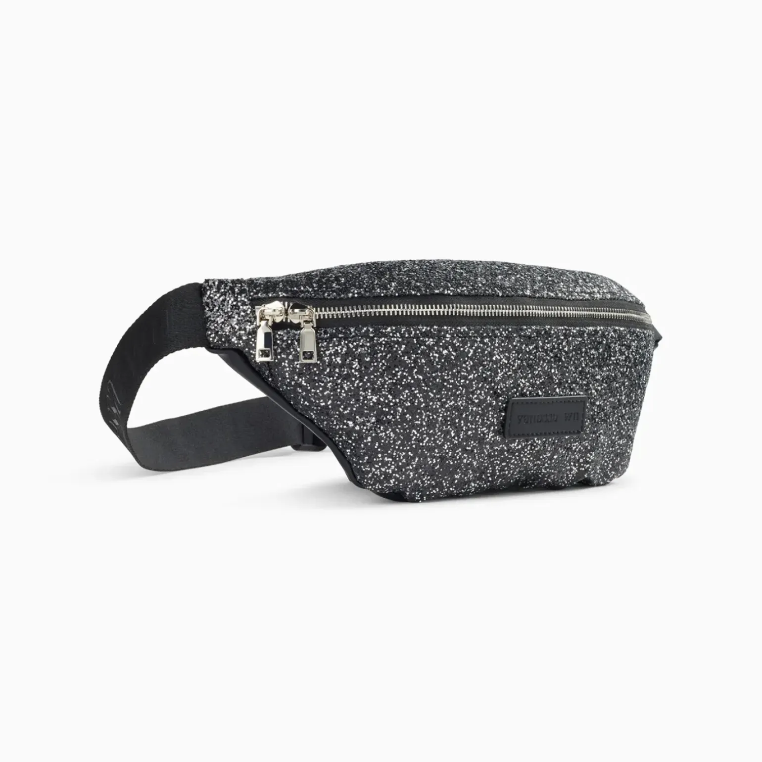 Sac banane Lydie noir à paillettes
