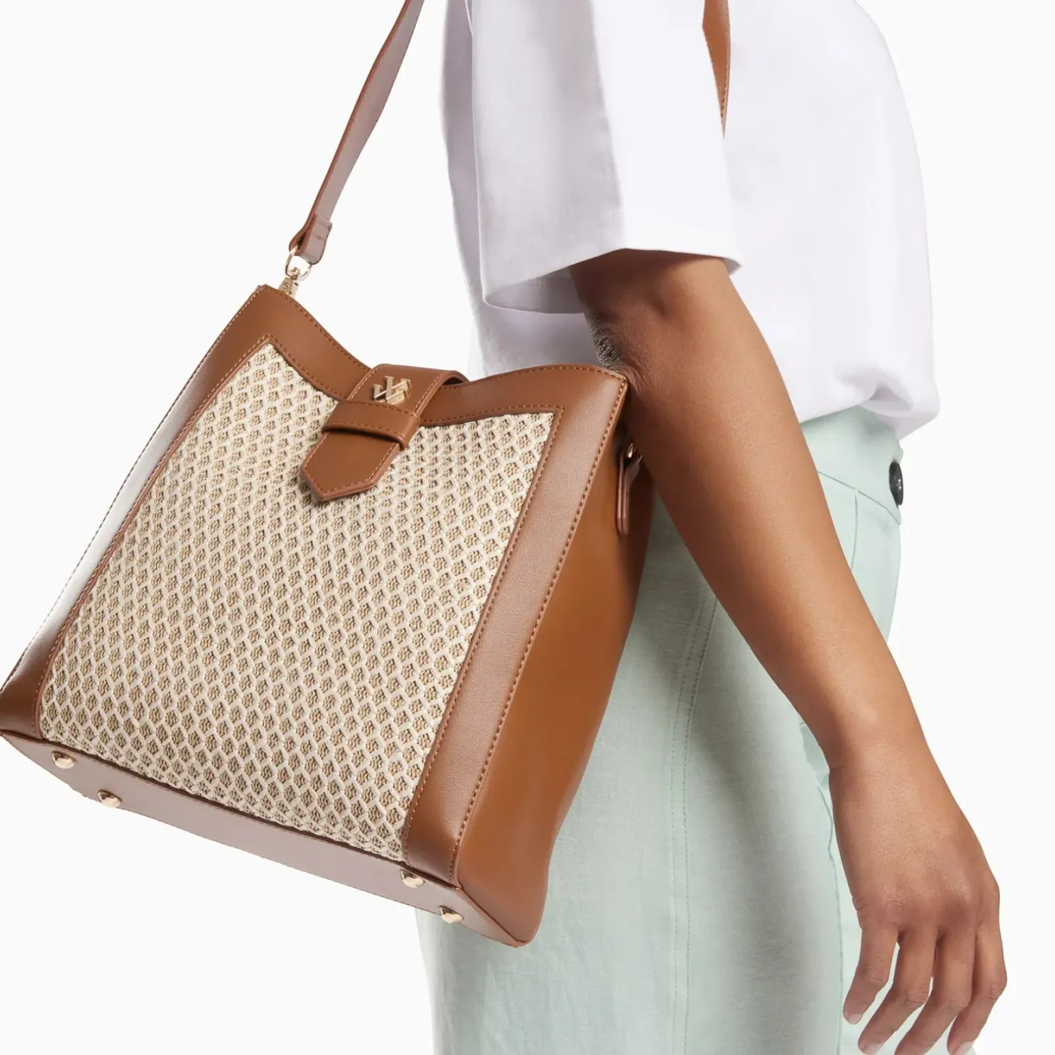 Sac bourse Carmen camel