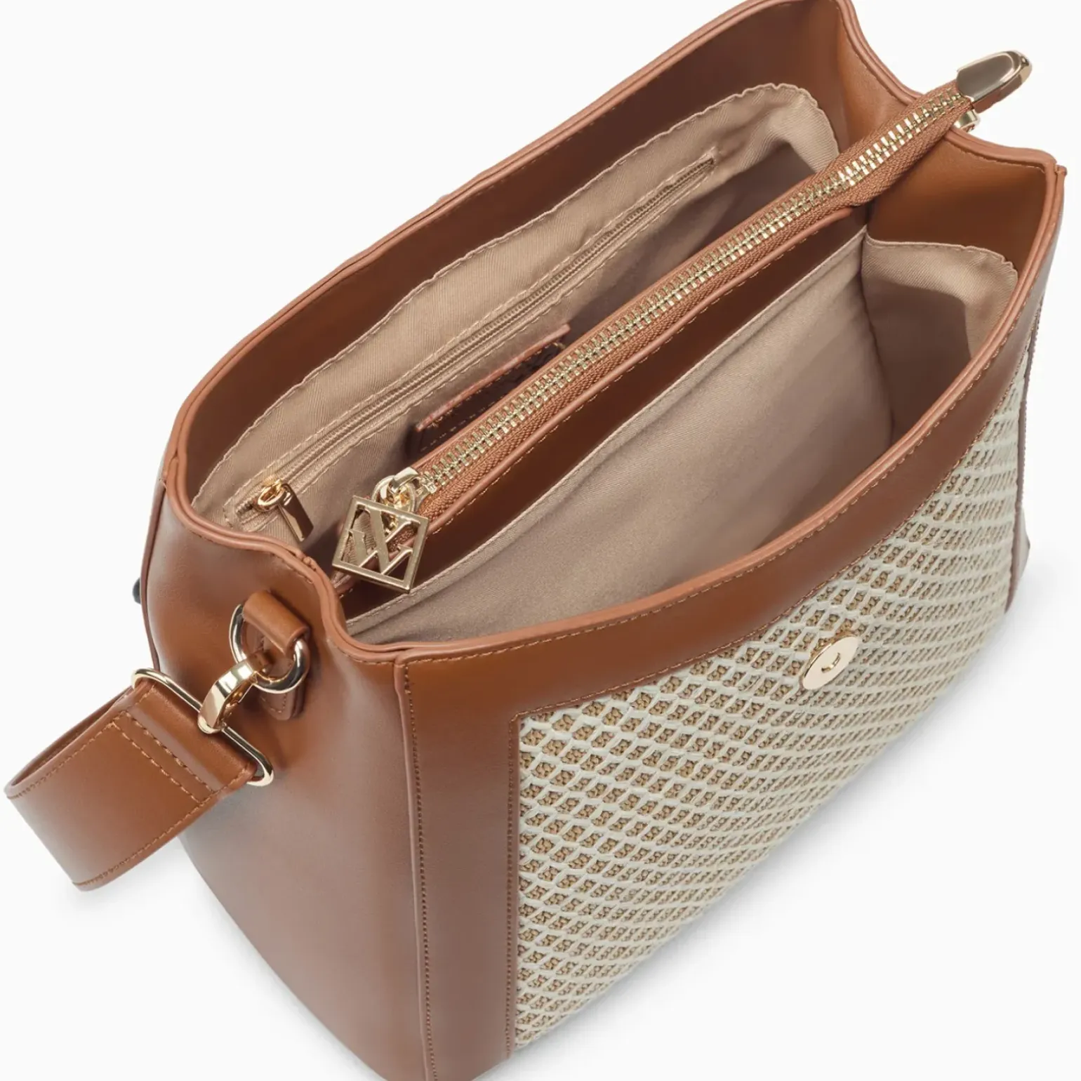 Sac bourse Carmen camel