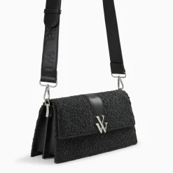 Sac Dalila noir à rabat