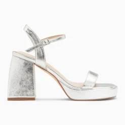 Sandales à talon Martha argent