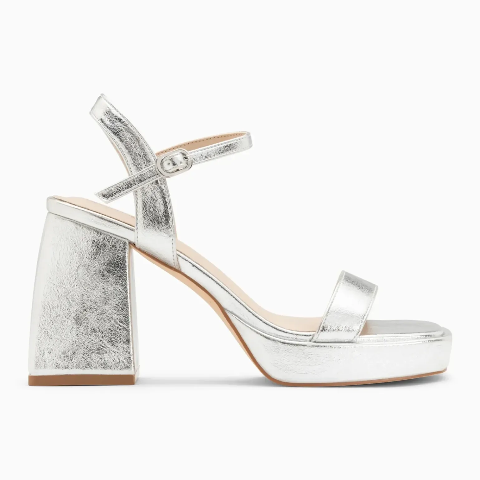 Sandales à talon Martha argent