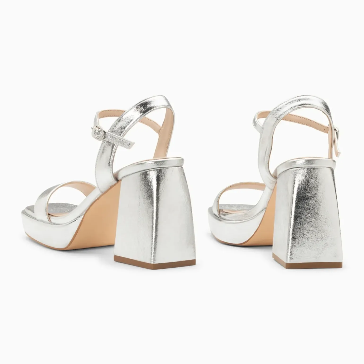 Sandales à talon Martha argent