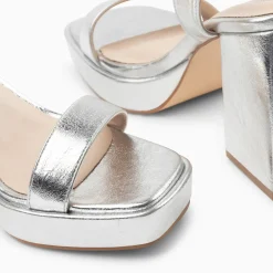 Sandales à talon Martha argent