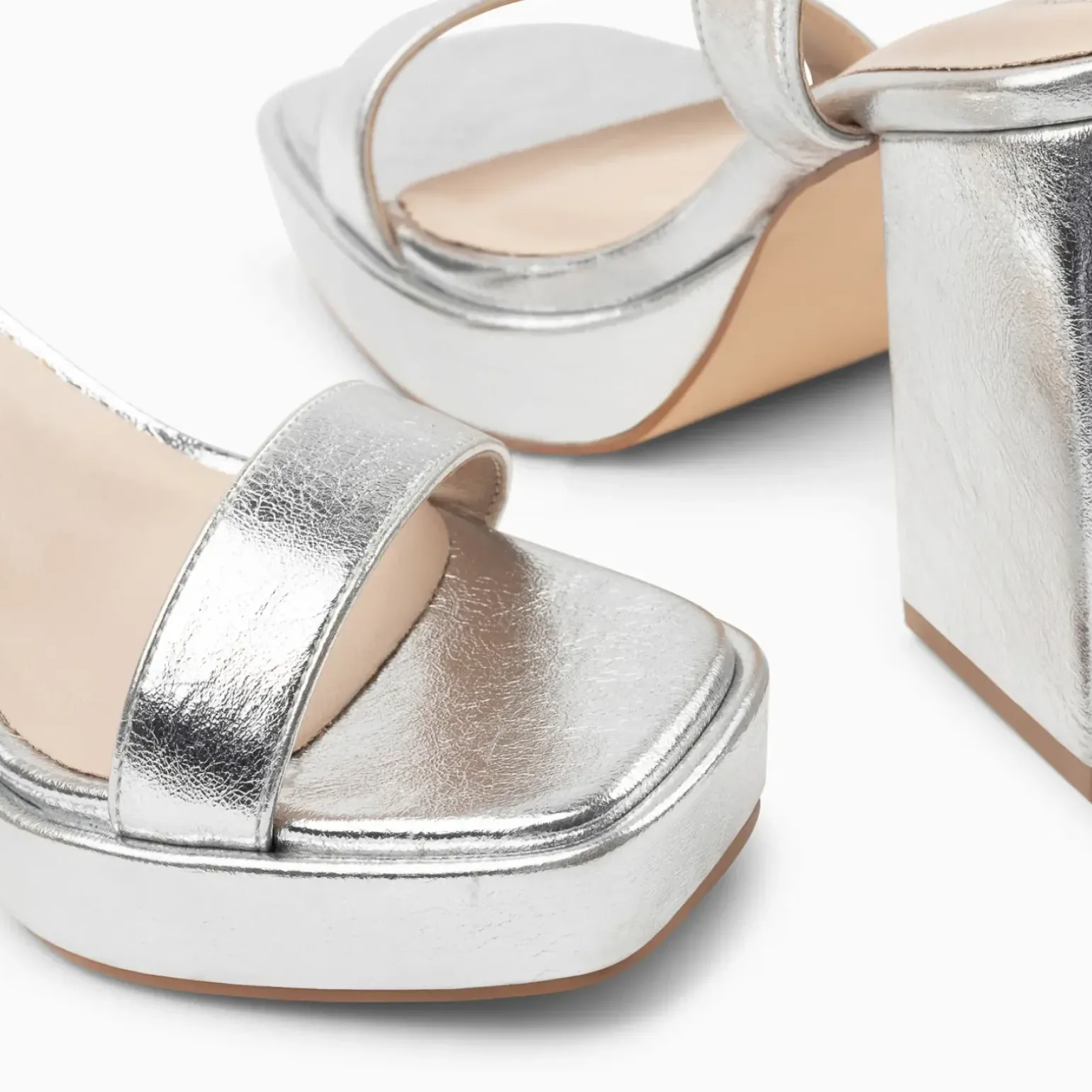 Sandales à talon Martha argent
