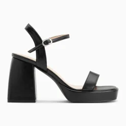 Sandales à talon Martha noires